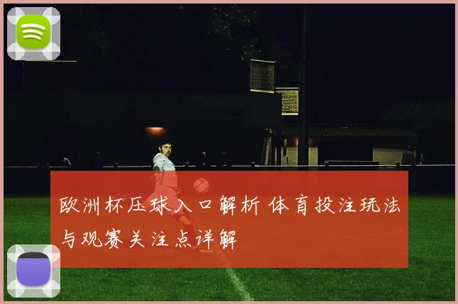 欧洲杯压球入口解析 体育投注玩法与观赛关注点详解